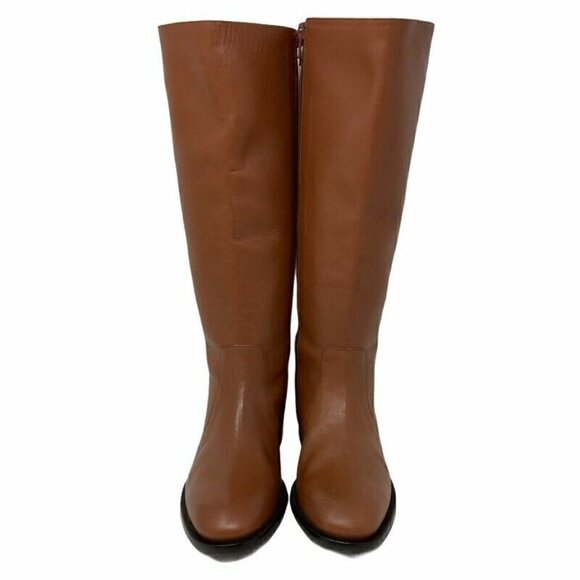 J.CREW Quinn J8505 Tall Riding Boots Brown Leather 5 - Picture 7 of 11